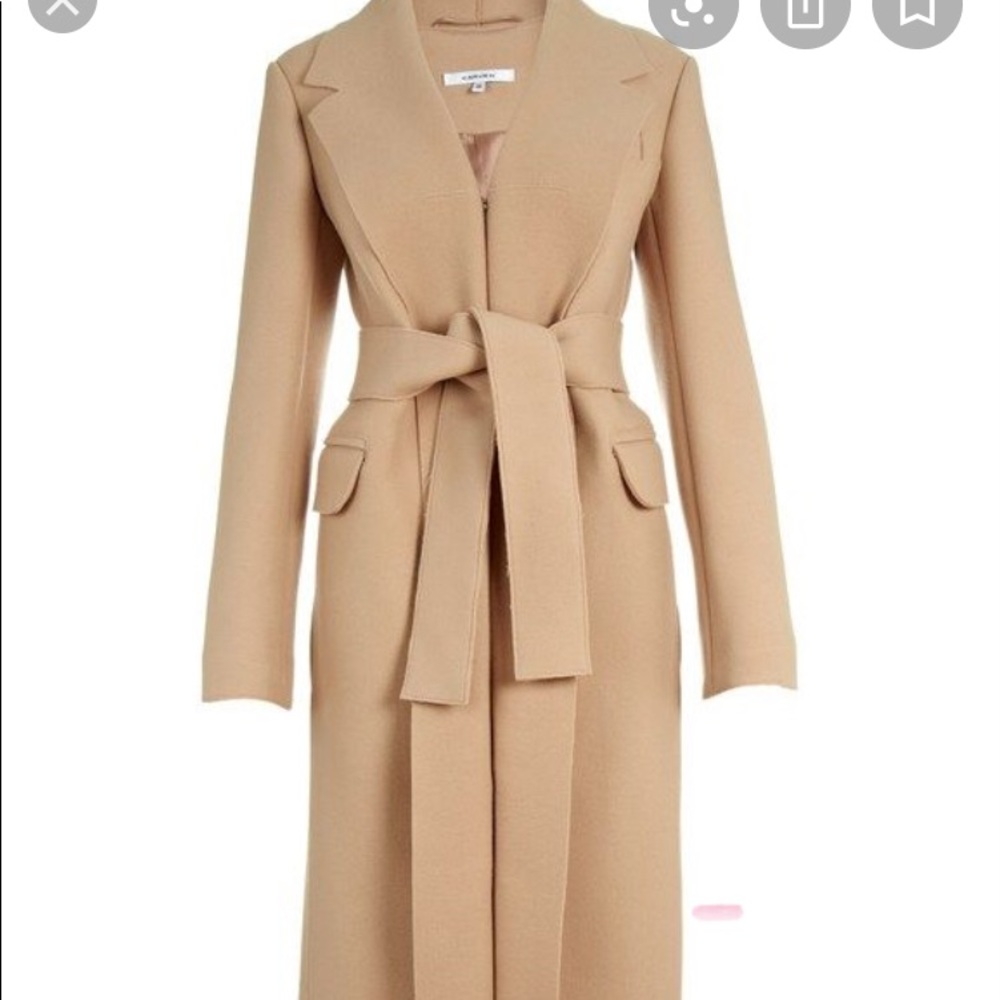 Altuzarra 100% Suede Silk Lining LUXE Long jacket
